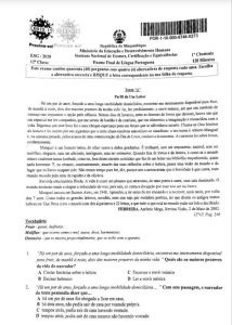 Exame de Português 12ª Classe (2020)