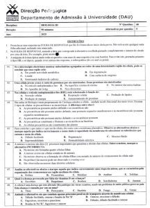 Exame UEM Biologia III – 2025