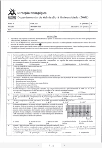 Exame de Admissão UEM – Física II (2024)