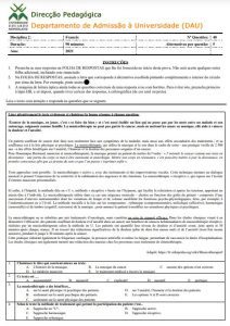 Exame de Admissão UEM – Francês (2021)
