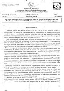 Exame de Português – IFP (2024) 12+3