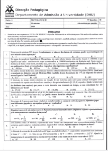 Exame de Admissão UEM – Matemática III (2023)