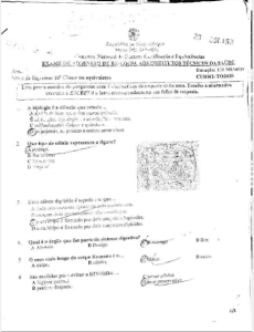 Exame de Admissão ICS – Biologia (2020)