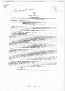 Exame de Admissão ICS – Português (2016)