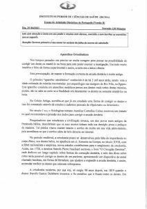 Exame de Admissão ISCISA – Português (2021) | Download PDF