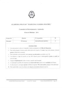 Exame de Admissão AM – Historia (2014)