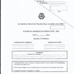 Exame de Admissão AM – Portugues (2013)