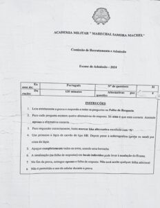 Exame de Admissão AM – Português (2024)