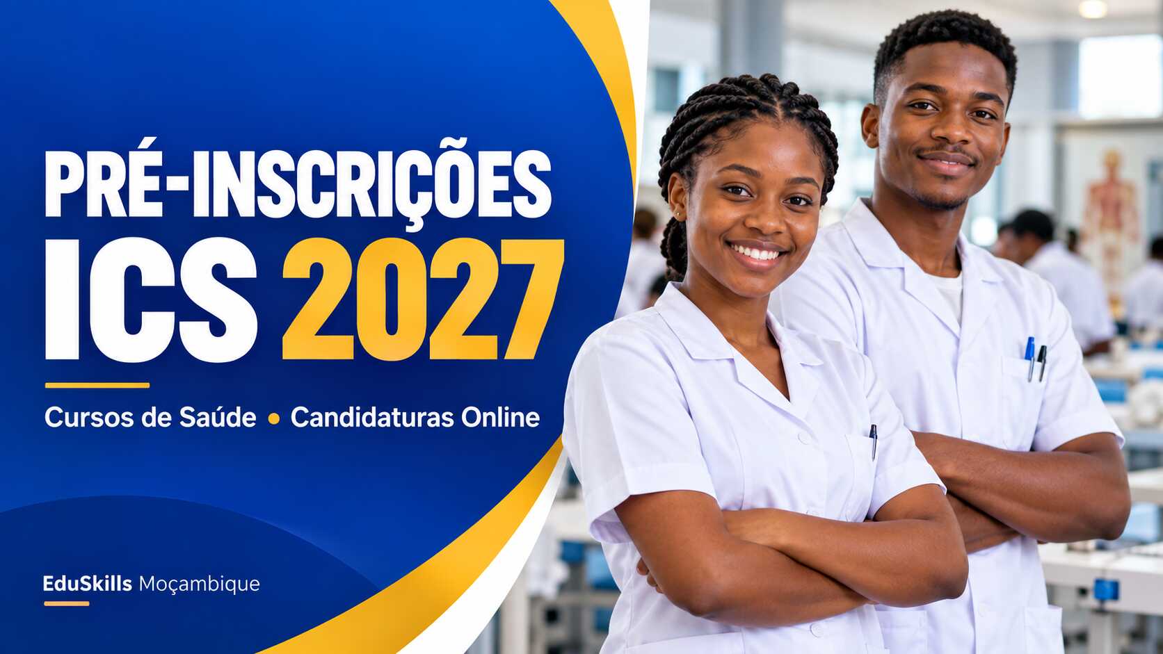 Fazer Pré-inscrição Online para os ICS 2027: datas e link oficial