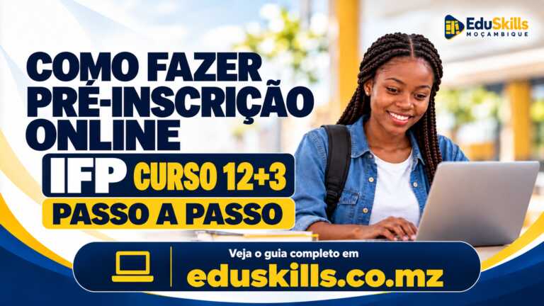 Como Fazer Pré-Inscrição Online no IFP: Curso 12+3 passo a passo
