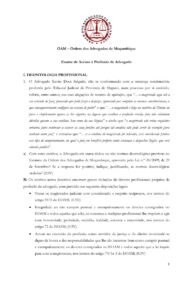 Capa do Exame de Acesso OAM – Advocacia (2023)