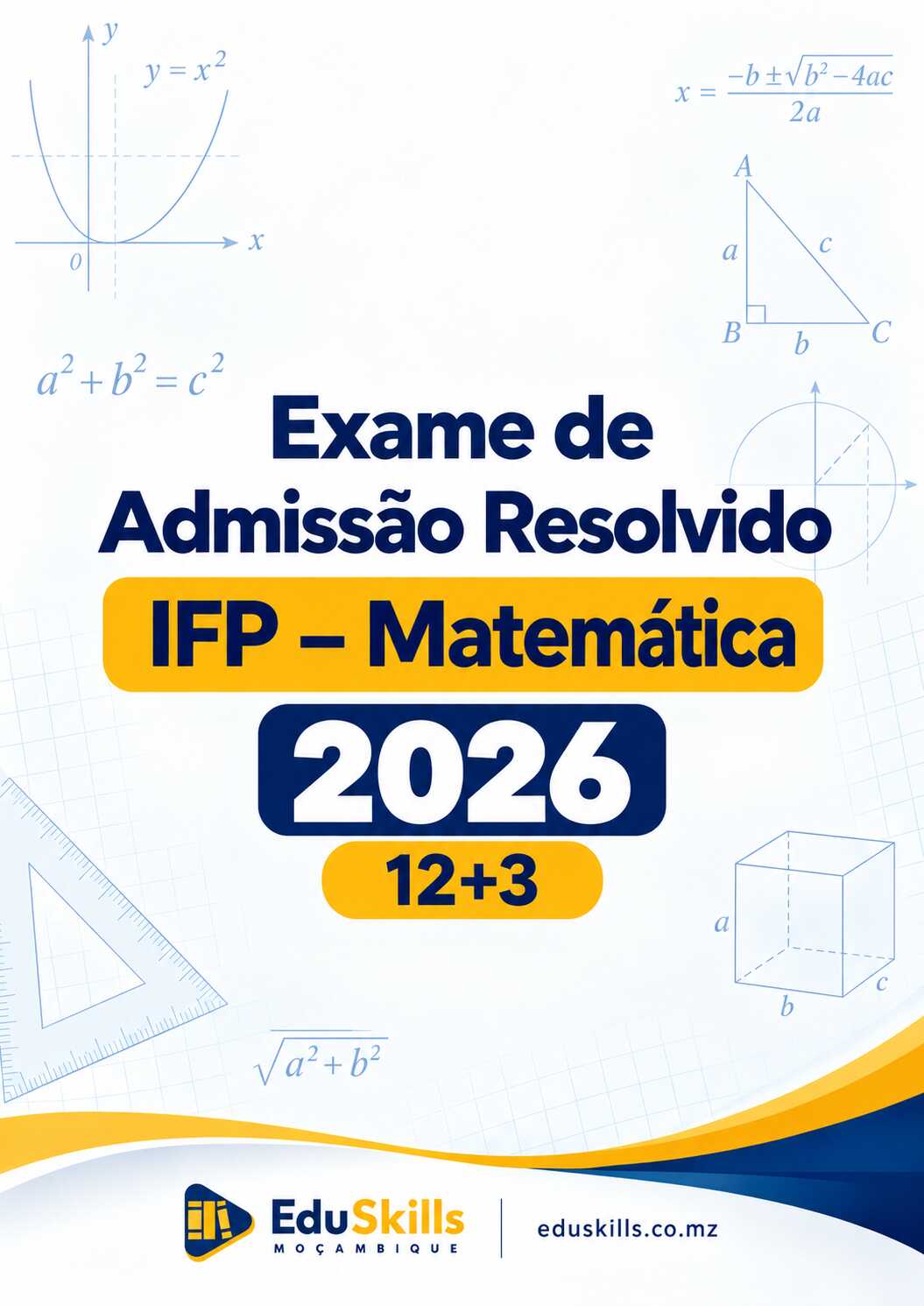Exame de Admissão Resolvido  IFP – Matemática (2026) 12+3