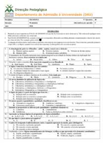 Exame de Admissão UEM – Filosofia (2026)