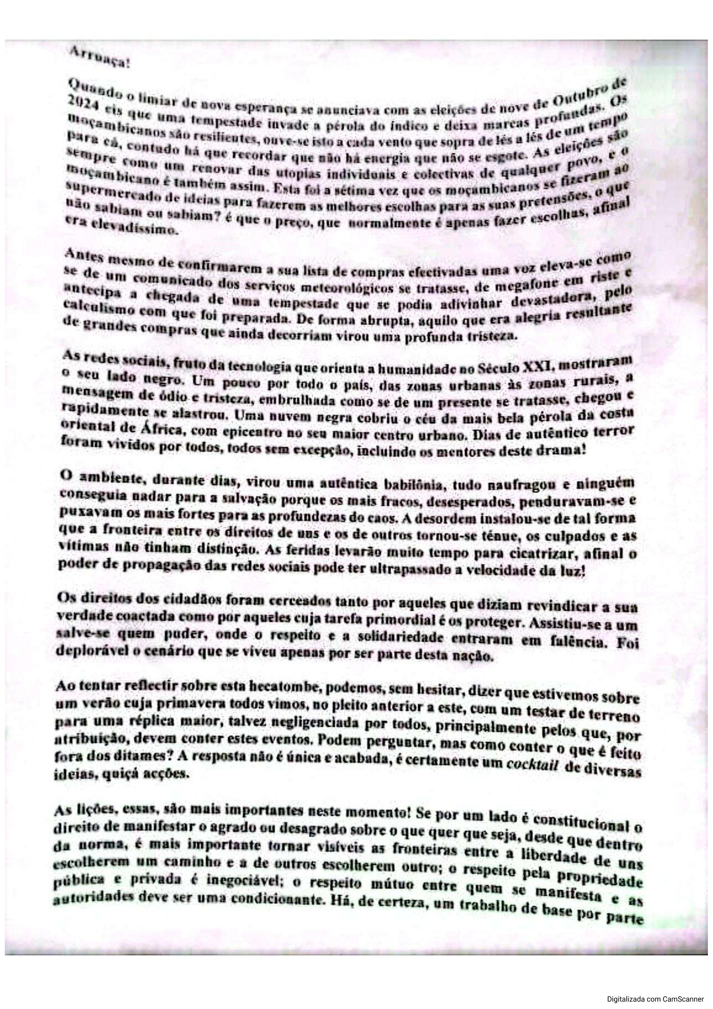 Capa do Exame de Admissão UJC-ISRI – Português – Época Normal (2024)
