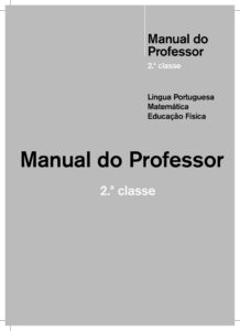 Manual do Professor 2ª Classe PDF